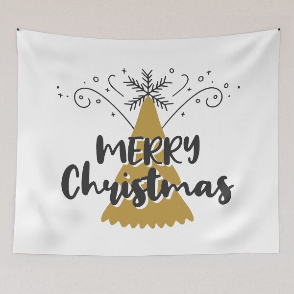 Item preview, Merry Christmas Gold Tree designed and sold by TropiCol Creations.