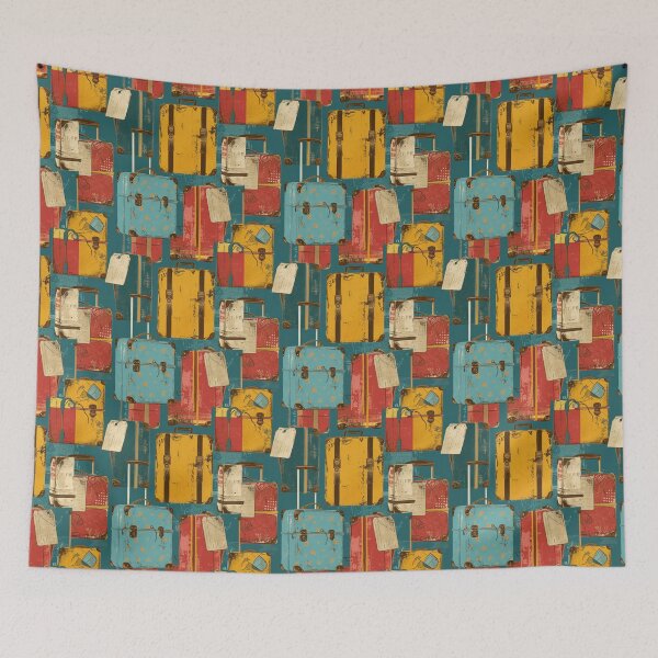 Item preview, Vintage Suitcases and Retro Travel designed and sold by digitalvintage.