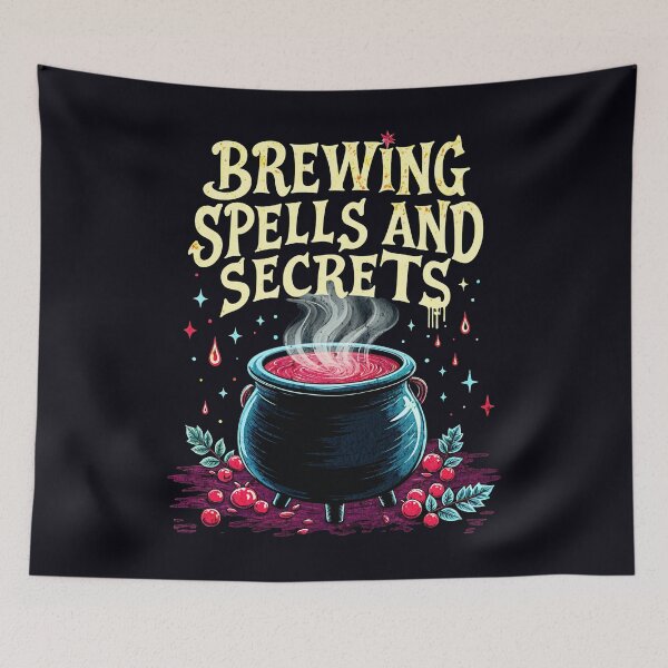 Item preview, Brewing Spells and Secrets: Halloween Magic Cauldron Potion designed and sold by Taans-Creation.