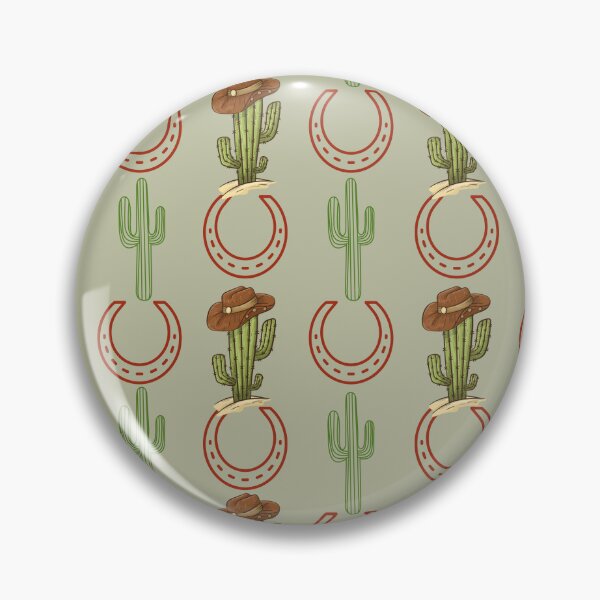 Item preview, cactus cowboy and horseshoe pattern designed and sold by shazdesign24.