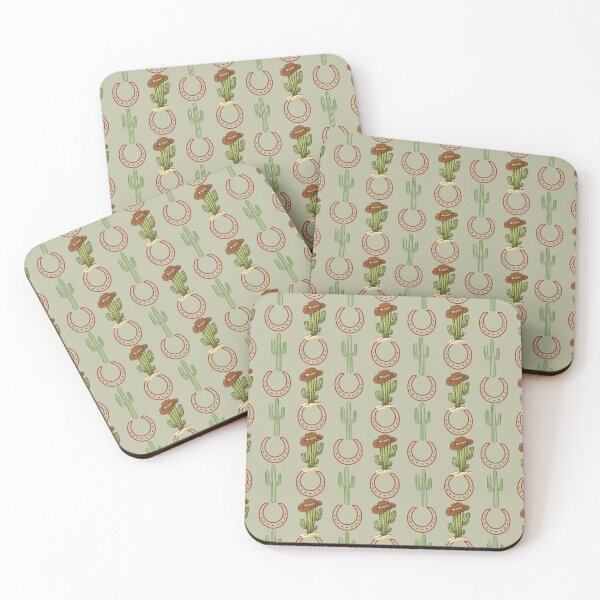 Item preview, cactus cowboy and horseshoe pattern designed and sold by shazdesign24.