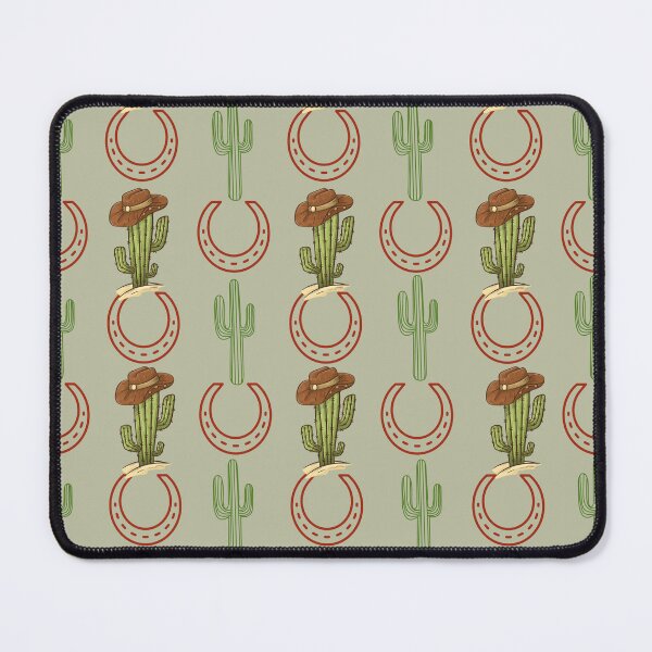 Item preview, cactus cowboy and horseshoe pattern designed and sold by shazdesign24.