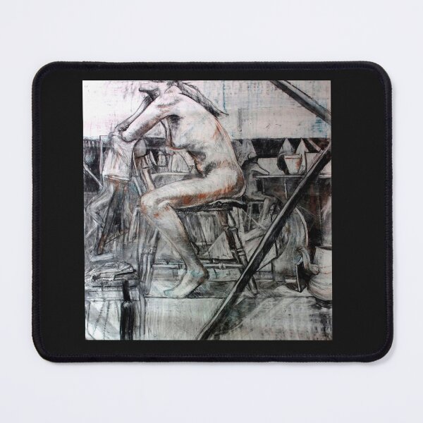 Item preview, The Life Model - Charcoal drawing by Adelaide Artist Avril Thomas designed and sold by AvrilThomasart.