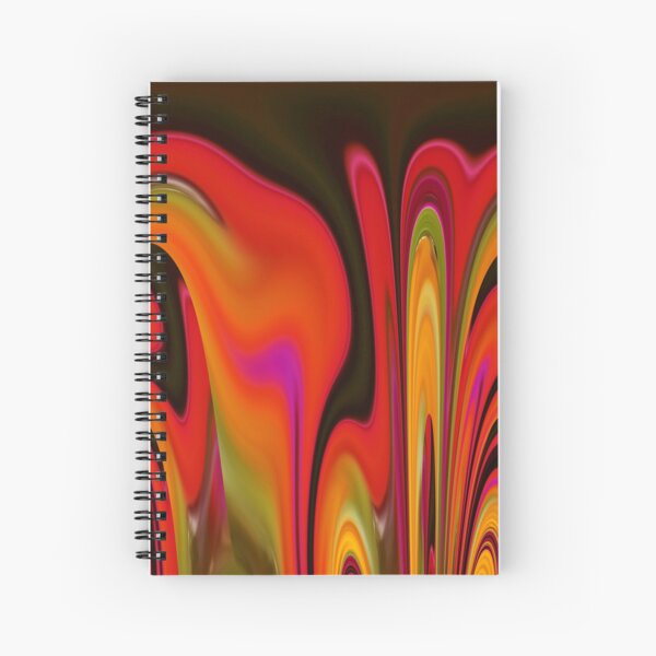 Colour Splash 2 by Adelaide Artist Avril Thomas Spiral Notebook