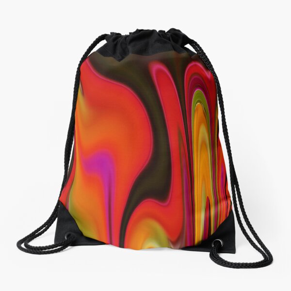 Colour Splash 2 by Adelaide Artist Avril Thomas Drawstring Bag