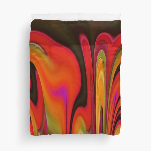Colour Splash 2 by Adelaide Artist Avril Thomas Duvet Cover