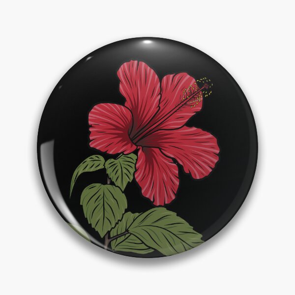 Item preview, Red Hibiscus Blue and Yellow Gradient designed and sold by Radical Chill.