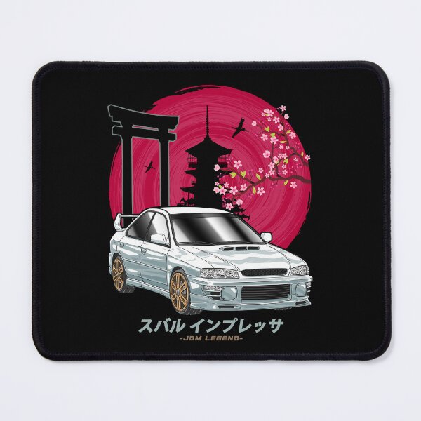 Item preview, White Subie Impreza WRX 22B Mean Eye  designed and sold by JDM Guyvit.