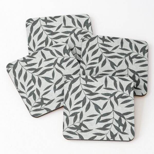 Item preview, Botanical Leaf Vine - Black & White designed and sold by Sarah Thorpe Designs .