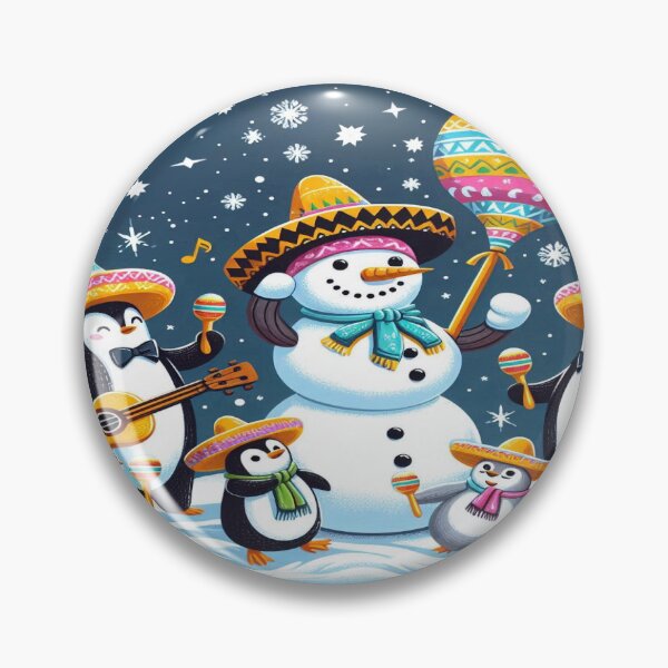 Item preview, Christmas Mariachi  Spain with Penguins,RBCozyHolidays,CozyHolidays designed and sold by Expressions-Sel.