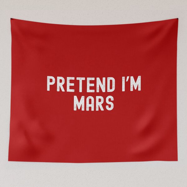 Item preview, Pretend I'm Mars | Easy Halloween Costume | Lazy Halloween Costume | Mars Halloween Costume designed and sold by jadedscientist.