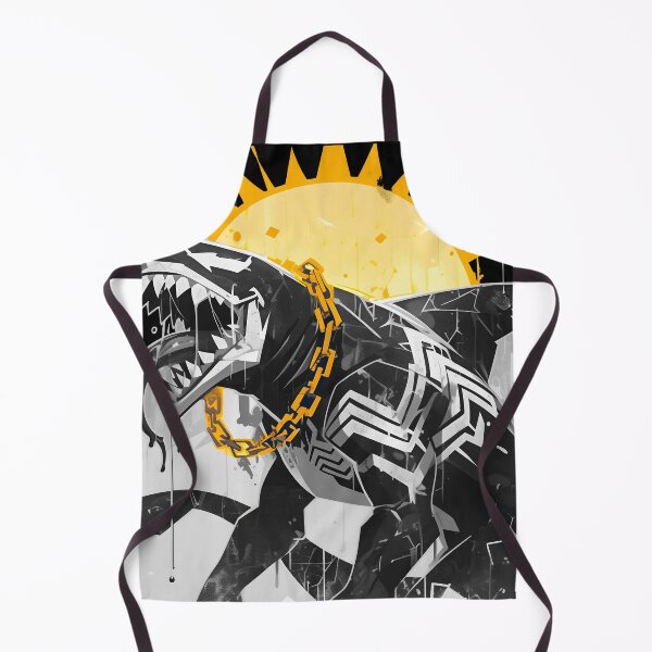 Item preview, Symbiote Shark Sunrise - Black and Gold designed and sold by Artsy Sharky.