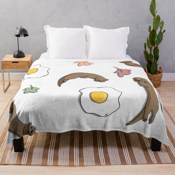 Item preview, Dolly: otters, eggs, leaves designed and sold by Skasi6.