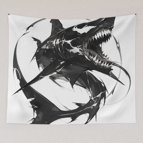 Item preview, Symbiote Leviathan Shark designed and sold by Artsy Sharky.