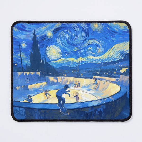 Item preview, Skater starry nights designed and sold by Nowshin Tasnim.
