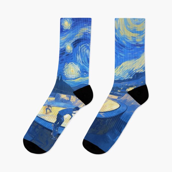 Item preview, Skater starry nights designed and sold by Nowshin Tasnim.