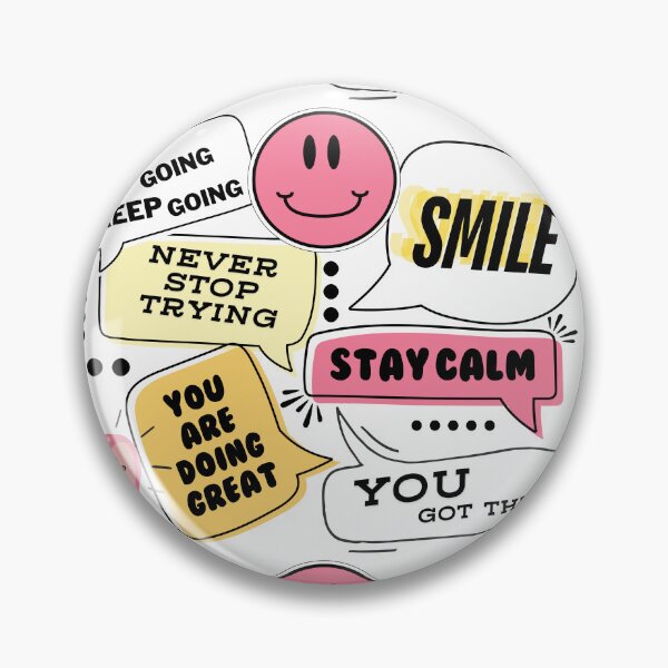 Item preview, Feel Good Motivational Quotes Smiley Face designed and sold by digifaxdesign.