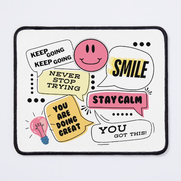 Item preview, Feel Good Motivational Quotes Smiley Face designed and sold by digifaxdesign.