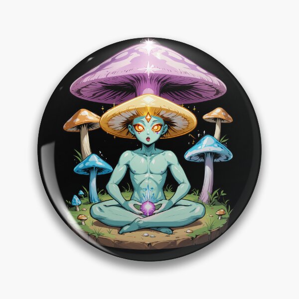 Item preview, Trippy Witchy crystal Magic Mushrooms Alter designed and sold by Arcane  Adorable.