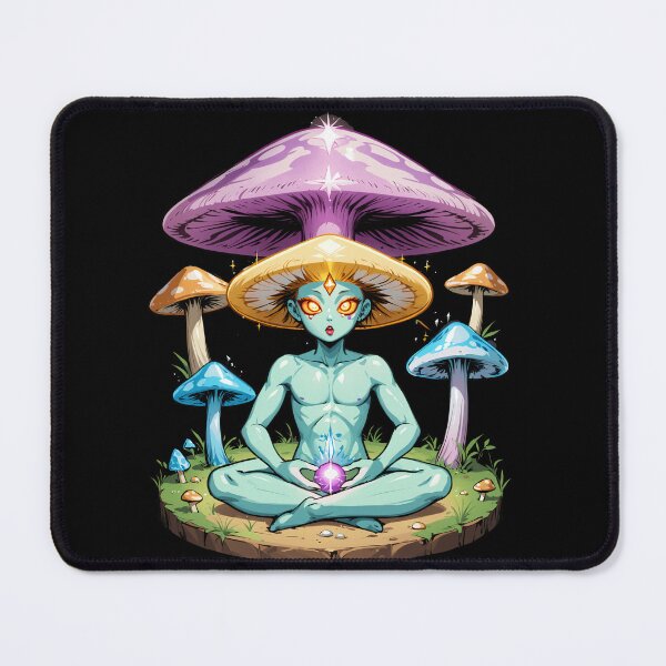 Item preview, Trippy Witchy crystal Magic Mushrooms Alter designed and sold by Arcane Adorable.