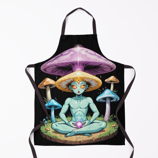 Item preview, Trippy Witchy crystal Magic Mushrooms Alter designed and sold by Arcane Adorable.