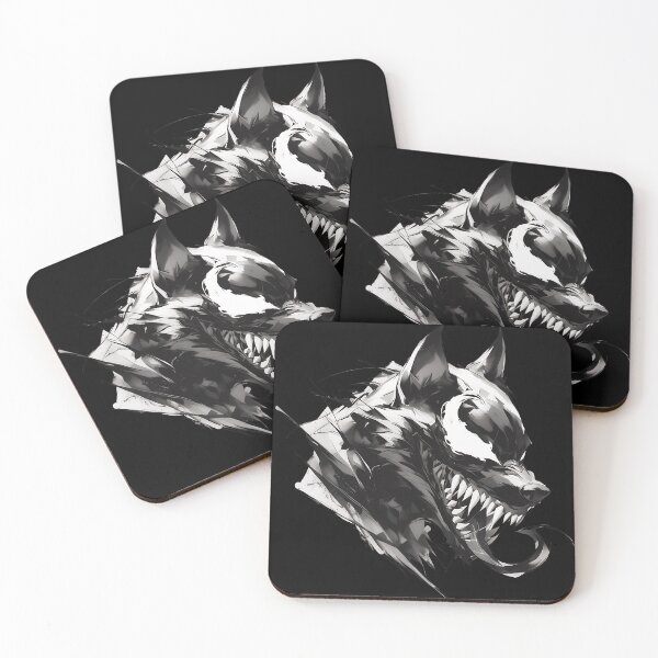 Item preview, Snarling Killer Shadow Monster Wolf designed and sold by Artsy Sharky.