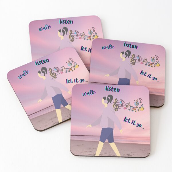 Item preview, Walk Listen Let It Go designed and sold by BrightrDayMusicArt.