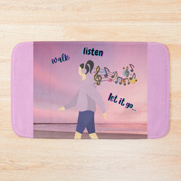 Item preview, Walk Listen Let It Go designed and sold by BrightrDayMusicArt.
