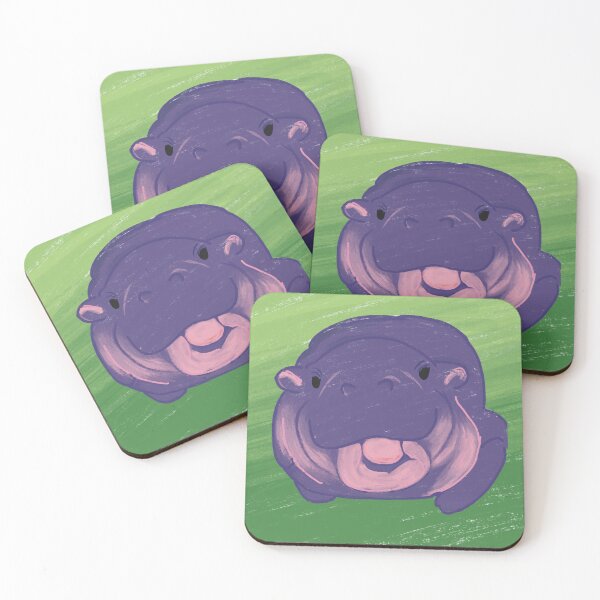 Item preview, Moo Deng ilustration designed and sold by ReniZox.