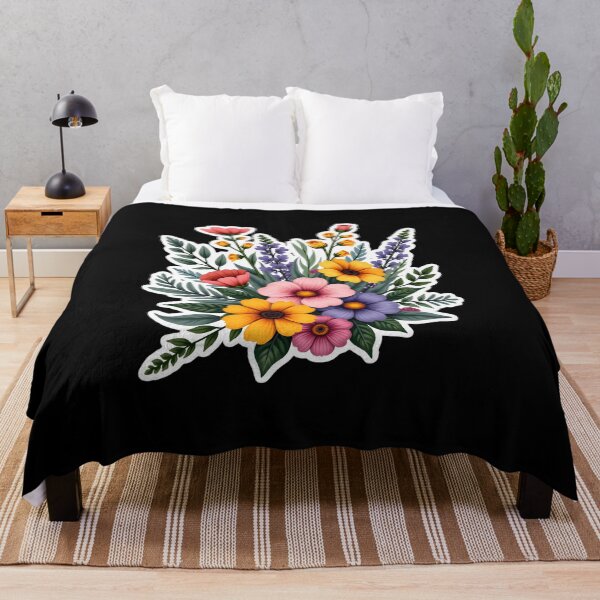 Item preview, Violet and White Bloom designed and sold by RadDeck.