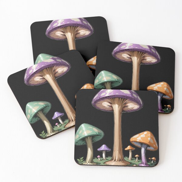 Item preview, Trippy Witchy crystal Magic Mushrooms Alter designed and sold by Arcane  Adorable.