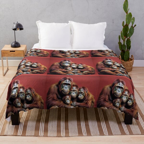 Item preview, Orangutan Family designed and sold by Savannah Gibbs.