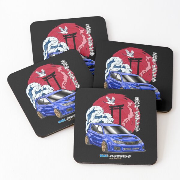 Item preview, Blue Subie Impreza WRX Hatchback Nippon Sun Rising designed and sold by JDM Guyvit.