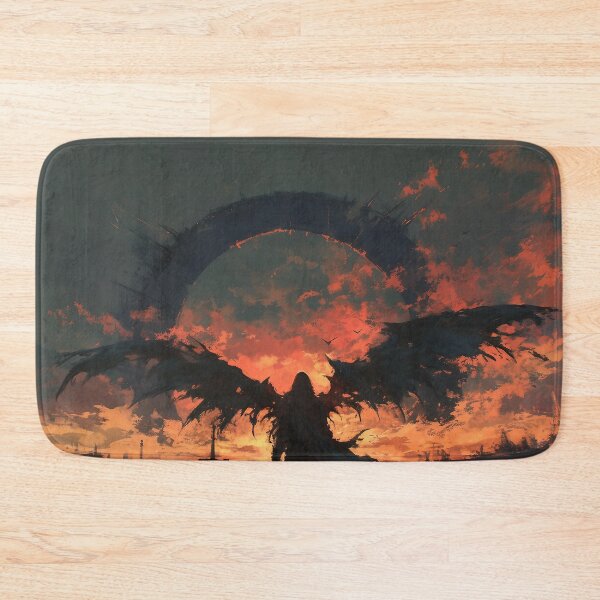Item preview, Dark Fallen angel designed and sold by Nowshin Tasnim.