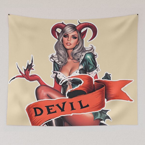 Item preview, devil beside designed and sold by aliraweb.