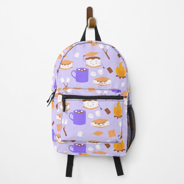 Item preview, campfire marshmallow chocolate smores purple designed and sold by Gossip Rag.