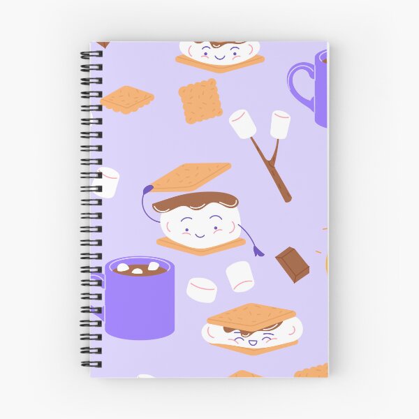 Item preview,  campfire marshmallow chocolate smores purple designed and sold by Gossip Rag.