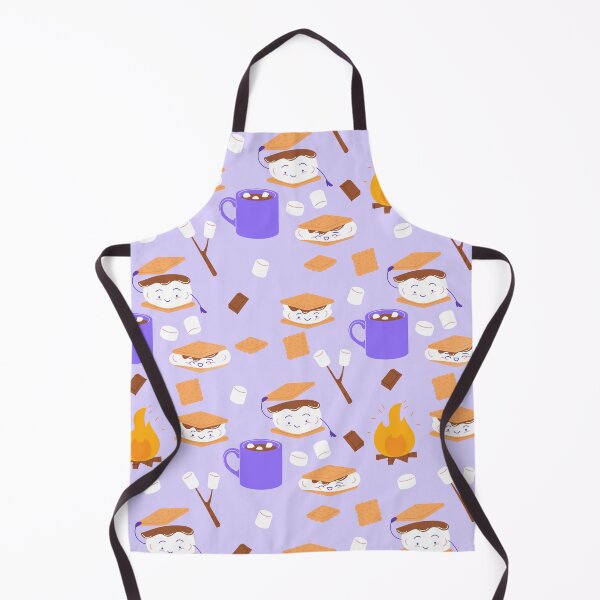 Item preview, campfire marshmallow chocolate smores purple designed and sold by Gossip Rag.
