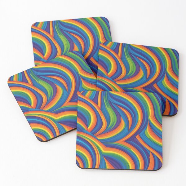 Item preview, Rainbow Abstract Pattern designed and sold by trendspatterns.