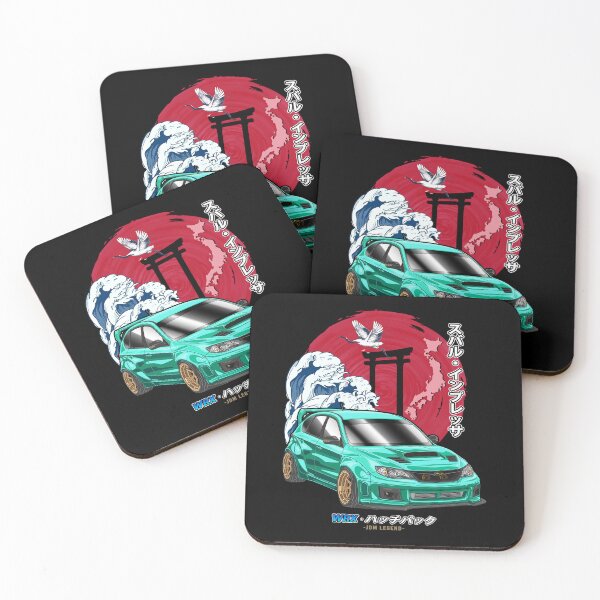 Item preview, Teal Subie Impreza WRX Hatchback Nippon Sun Rising designed and sold by JDM Guyvit.