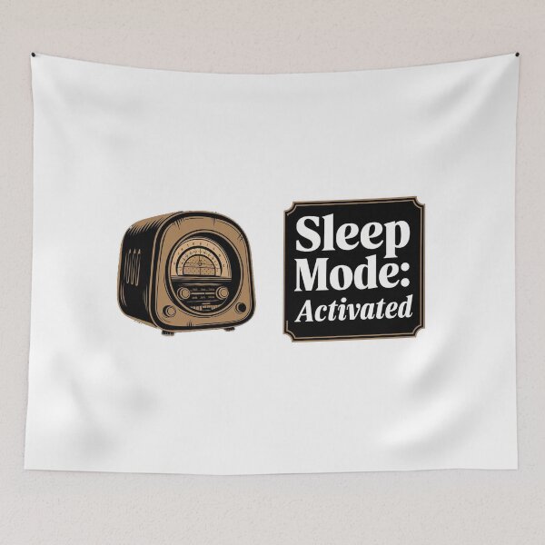 Item preview, Retro Radio: Sleep Activated designed and sold by benjyjump.