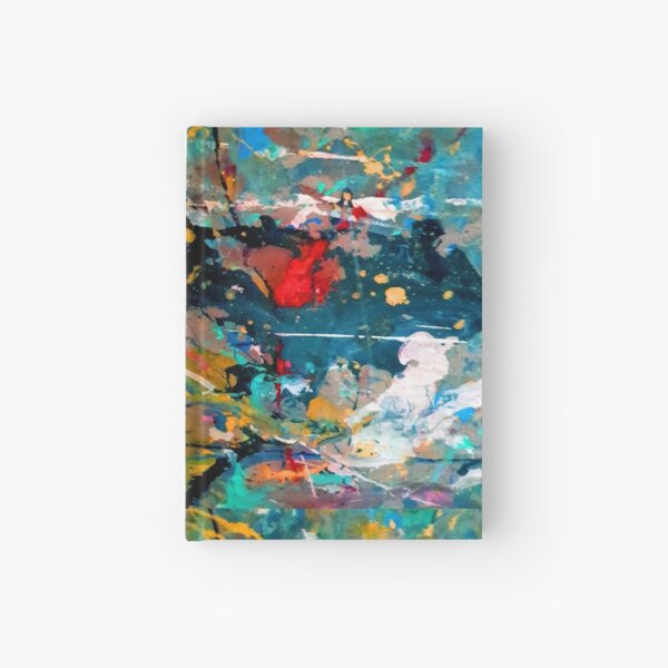 Perception in Cyan Blue by Adelaide Artist Avril Thomas Hardcover Journal