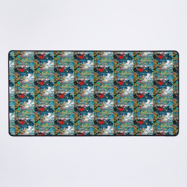 Item preview, Perception in Cyan Blue by Adelaide Artist Avril Thomas designed and sold by AvrilThomasart.