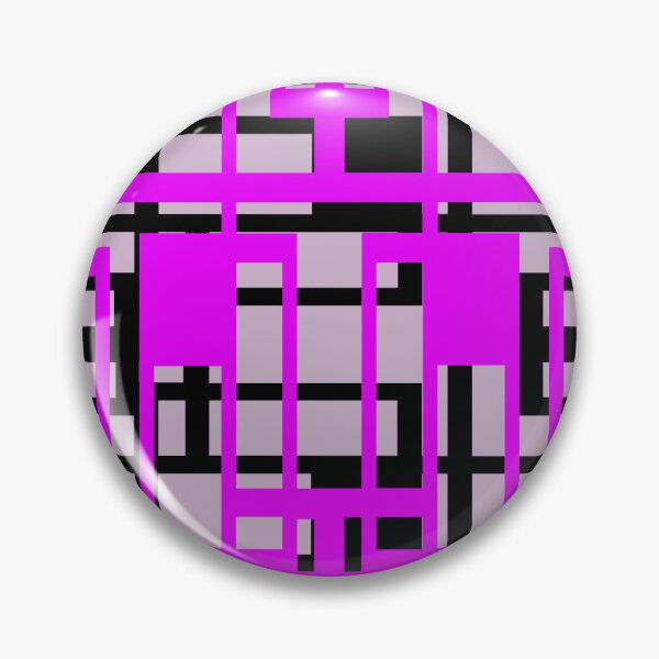 Item preview, Geometric Shapes Pattern Lilac-Pink Black Cut Out designed and sold by taiche.