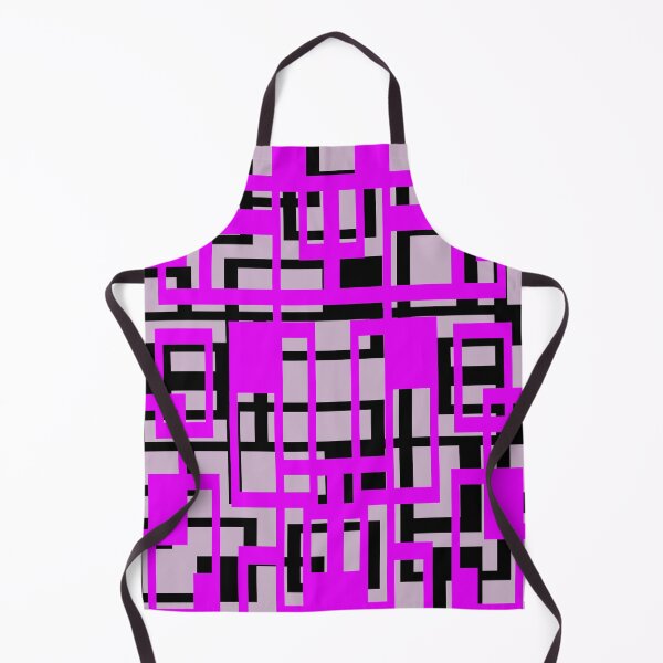 Item preview, Geometric Shapes Pattern Lilac-Pink Black Cut Out designed and sold by taiche.