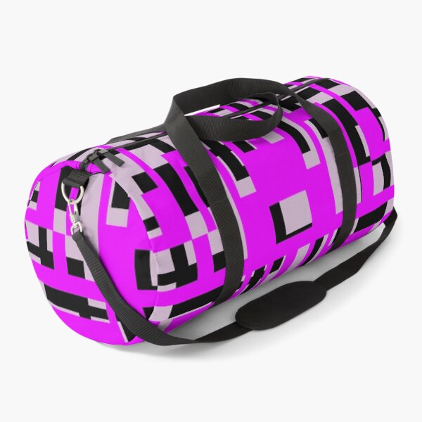 Item preview, Geometric Shapes Pattern Lilac-Pink Black Cut Out designed and sold by taiche.