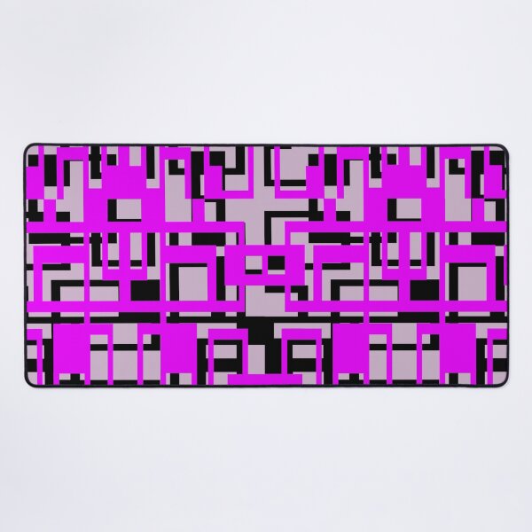 Item preview, Geometric Shapes Pattern Lilac-Pink Black Cut Out designed and sold by taiche.