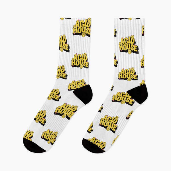 Item preview, ACID HOUSE  - Fun house Font (Yellow)  designed and sold by Discothreadz.