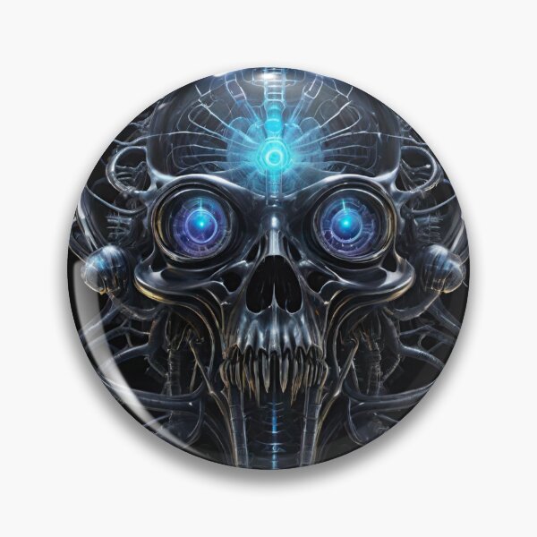 Item preview, Bio organic skull alien piece  designed and sold by dtmtattoo.