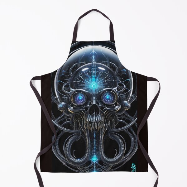 Item preview, Bio organic skull alien piece designed and sold by dtmtattoo.